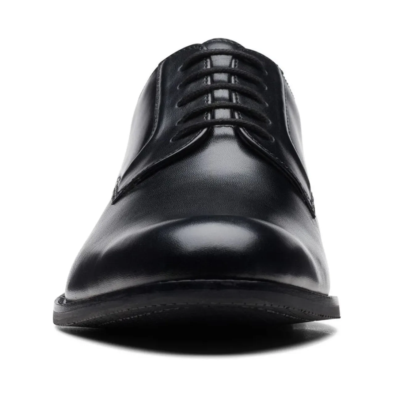 Clarks , Black Lace Formal Business Shoes ,Black male, Sizes: