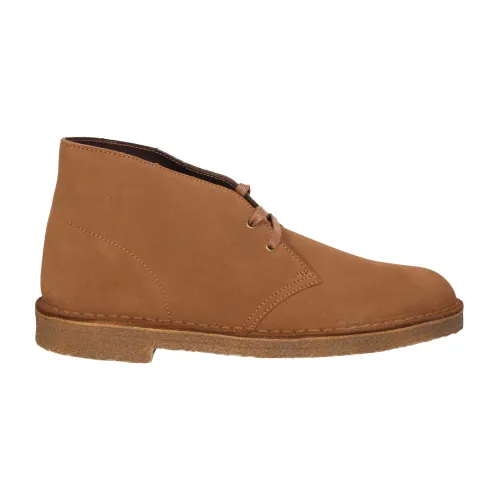 Clarks , Clark Desert suede boot perfect choice for a daily casual look ,Brown male, Sizes: