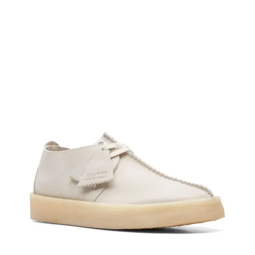 Clarks , Clarks Flat shoes White ,White male, Sizes:
