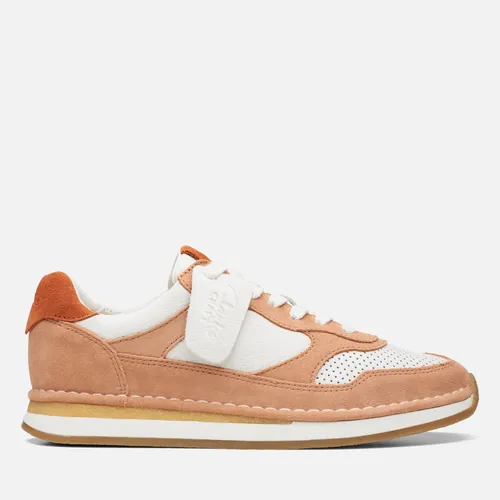 Clarks Craft Run Tor Suede and Leather Trainers - UK
