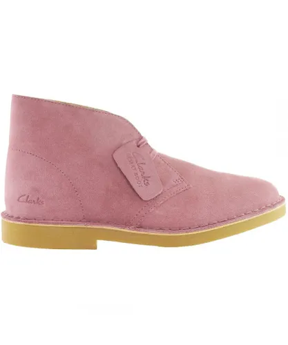 Clarks Desert Womens Pink Boots