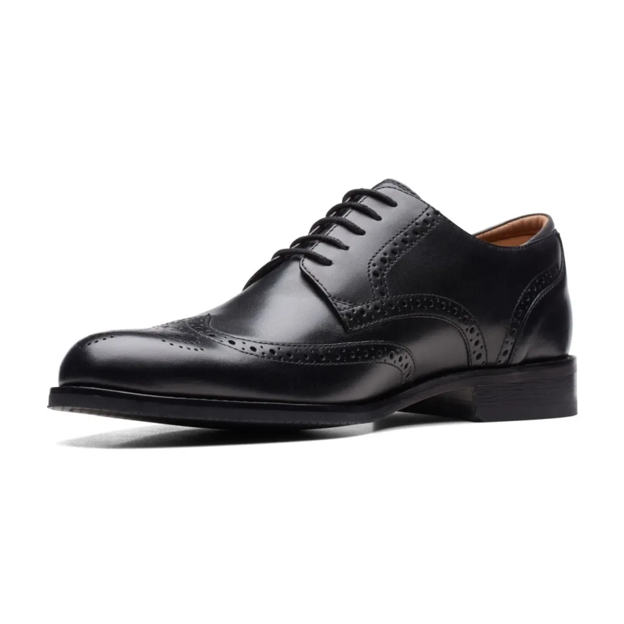 Clarks , Formal Business Shoes in Black ,Black male, Sizes: