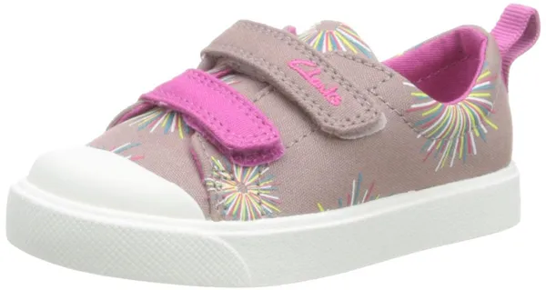 Clarks Girl's City Bright T Low-Top Sneakers