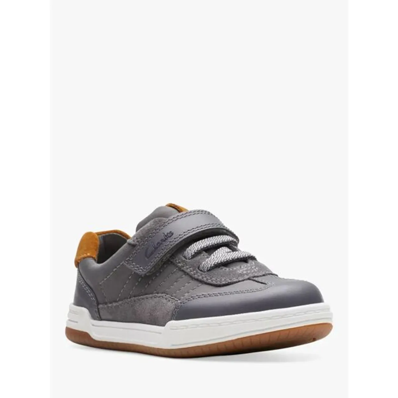 Clarks Kids' Fawn Family Trainers - Grey - Male