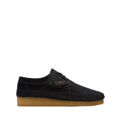 Clarks , Laced Shoes ,Black male, Sizes: