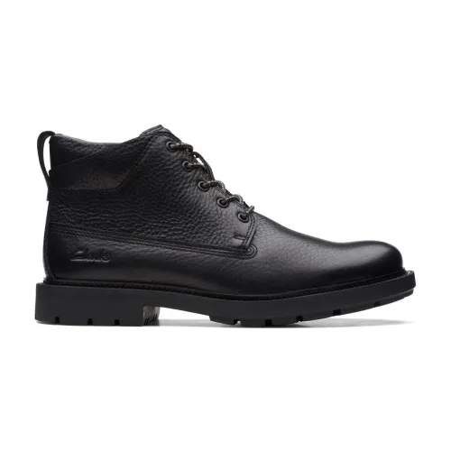 Clarks , Laced shoes ,Black male, Sizes: