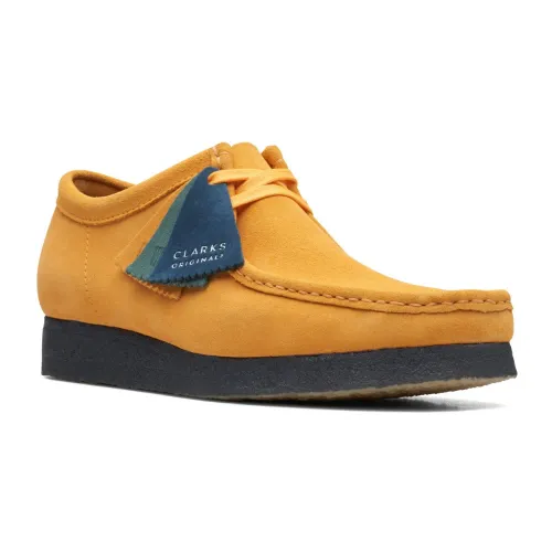 Clarks , Laced Shoes ,Yellow male, Sizes: