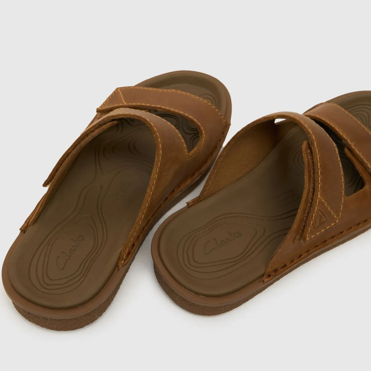 Clarks Litton Strap Sandals in Tan