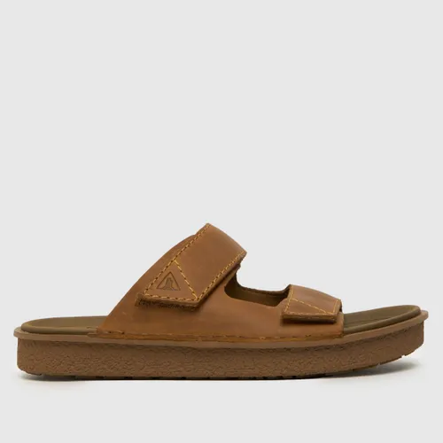 Clarks Litton Strap Sandals in Tan