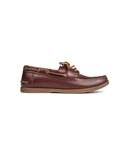 Clarks Mens Pickwell Shoes - Tan Leather