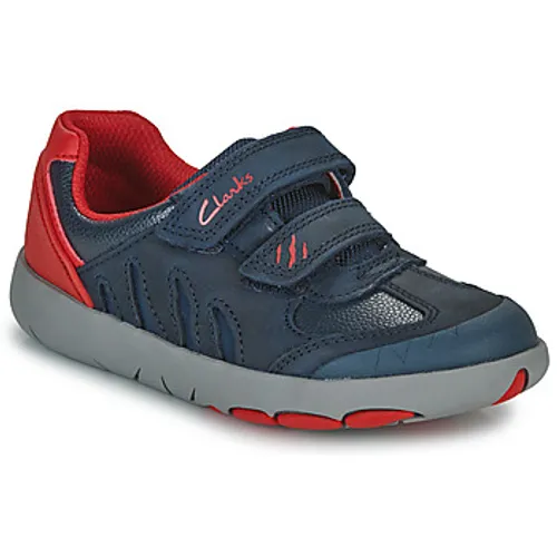 Clarks  REX PLAY K  boys's Children's Shoes (Trainers) in Marine