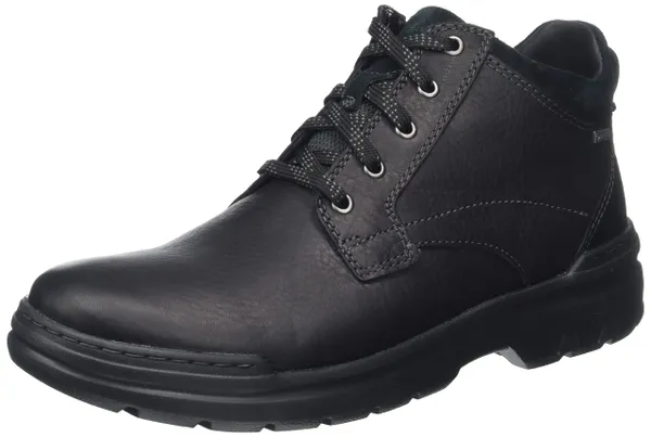 Clarks Rockie 2 Up Gore-Tex Leather Boots In Black Standard