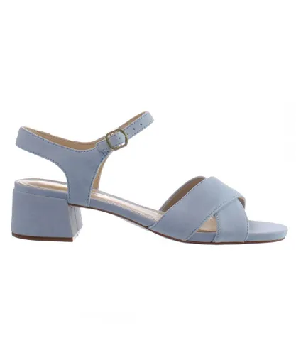 Clarks Sheer35 Womens Blue Sandals Leather (archived)