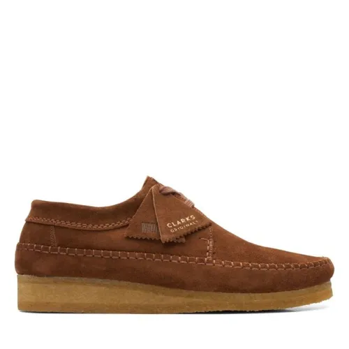 Clarks , shoes Originals Weaver Cola Suede ,Brown male, Sizes:
