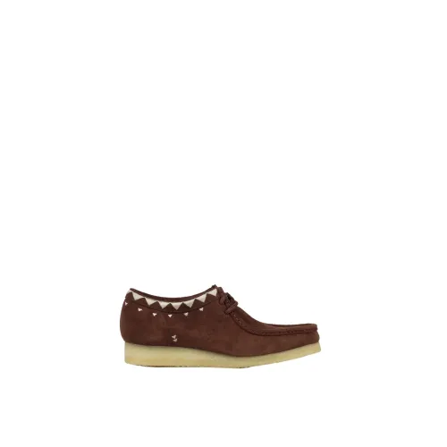 Clarks , Suede Loafers ,Brown male, Sizes: