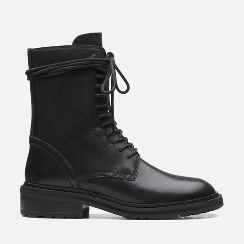 Clarks Tilham Lace Up Leather Boots - UK
