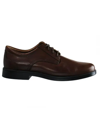 Clarks Un Aldric Mens Brown Shoes Leather