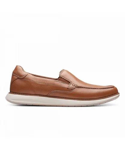 Clarks Un Pilot Mens Brown Shoes Nubuck Leather