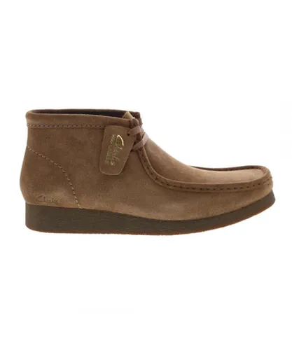 Clarks Wallabee Mens Brown Boots