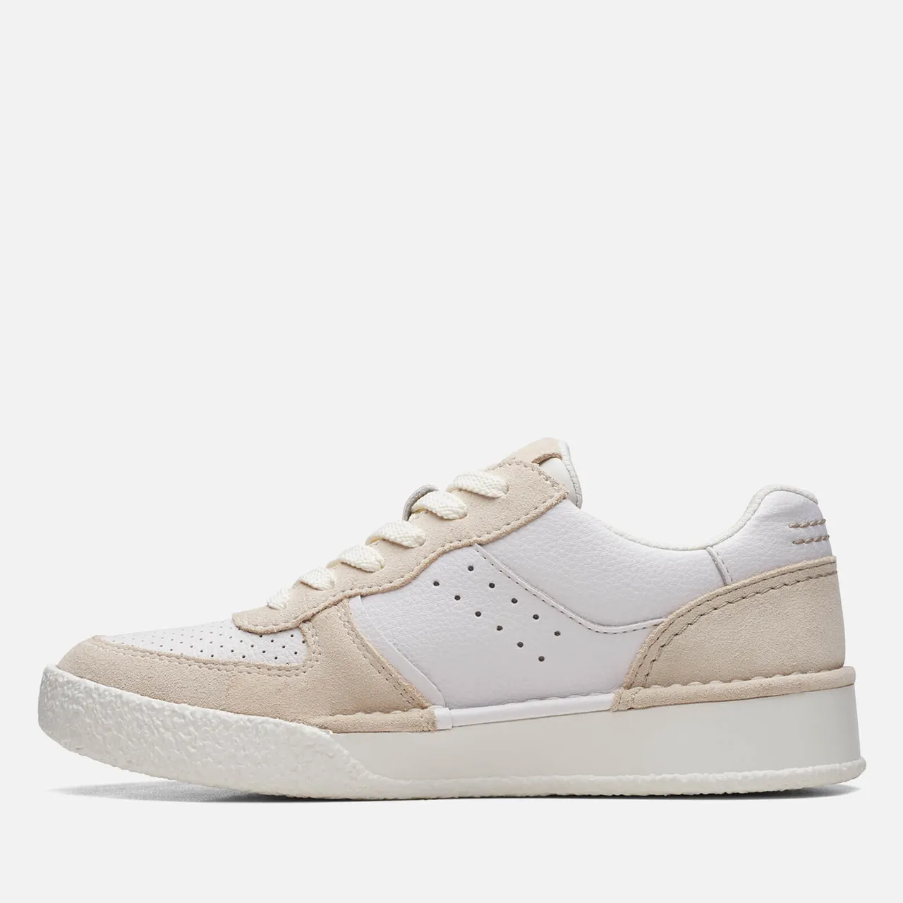 Clarks Women's CraftCup Leather and Suede Trainers - UK