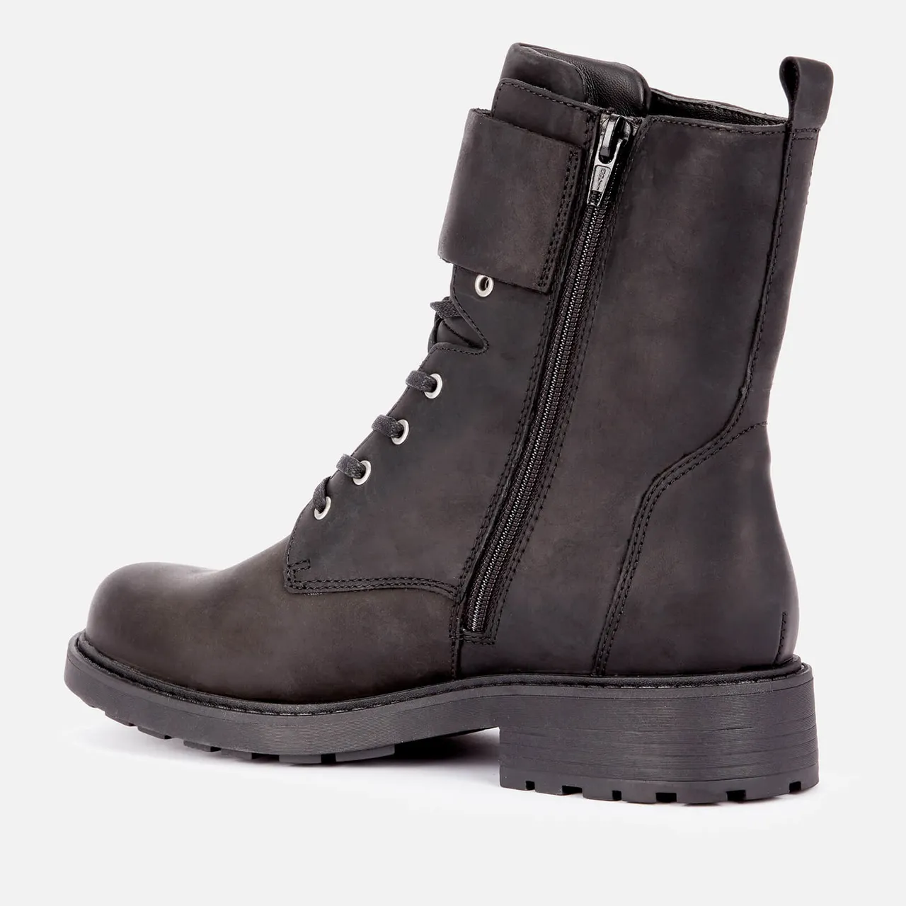 Clarks Women's Orinoco 2 Leather Lace Up Boots - Black - UK
