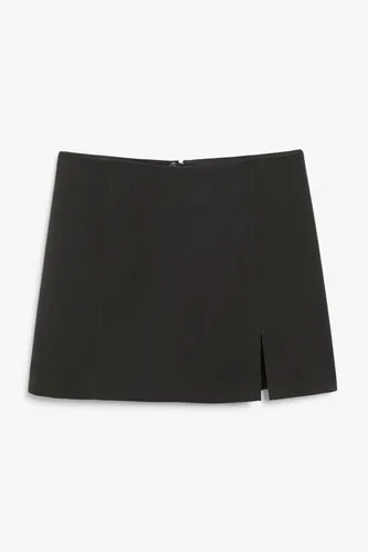 Classic panel mini skirt - Black