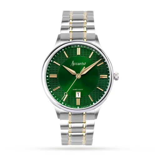 Classic Two Tone Stainless Steel Bracelet 37mm Watch