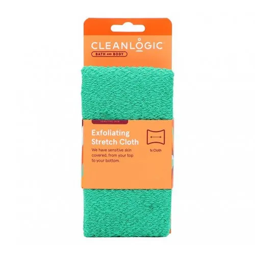 Cleanlogic Sensitive Skin Exfoliating Stretch Cloth Emerald