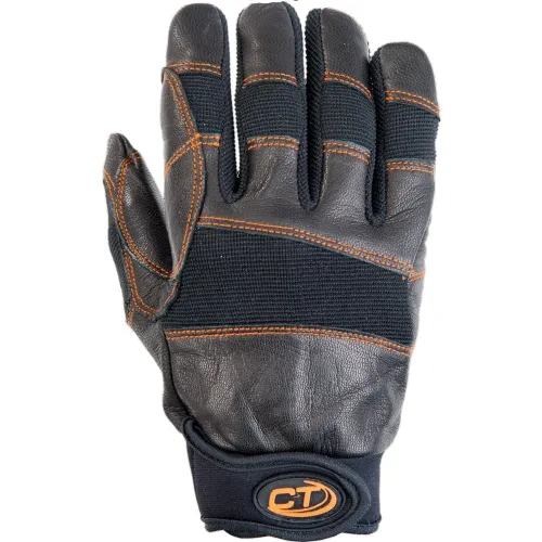 Climbing Technology Pro Grip Climbing Belay Gloves: Black: XL