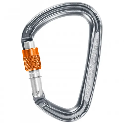 Climbing Technology - Xl-D Sg - Screwgate carabiner size One Size, grey