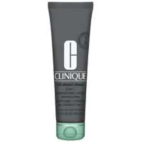 Clinique Cleansers and Makeup Removers All About Clean 2-In-1 Charcoal Mask + Scrub 100ml