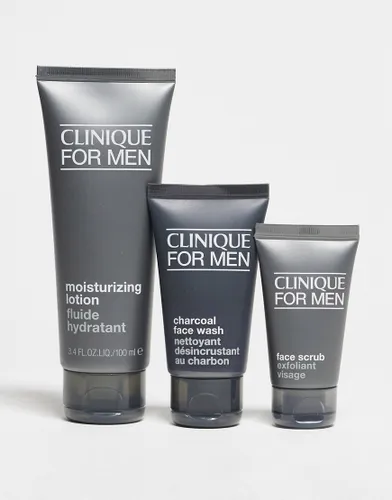 Clinique For Men Skincare Essentials Gift Set For Normal Skin Types (save 23%)-No colour
