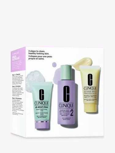 Clinique Skin School Supplies Cleanser Refresher Course Skincare Gift Set - Unisex