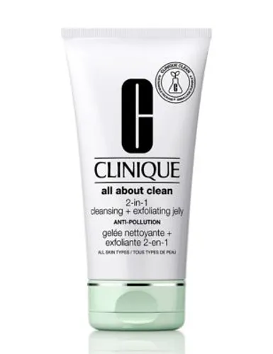 Clinique Womens All About Clean™ 2-in-1 Cleansing + Exfoliating Jelly 150ml