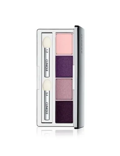 Clinique Womens All About Shadow™ Quad Eyeshadow 4.8g - Light Purple, Light Purple,Pale Blush,Light Brown,Gold