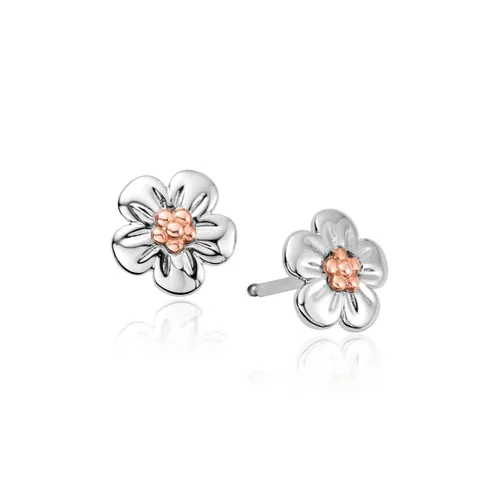 Clogau Forget Me Not Sterling Silver Earrings