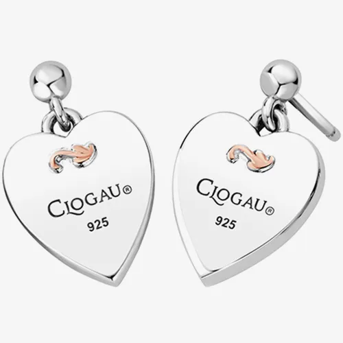 Clogau Tree of Life Insignia Heart Stud Earrings 3SCSHLE