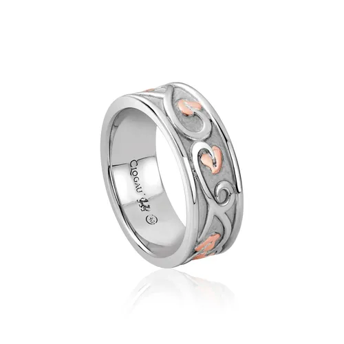 Clogau Tree of Life Sterling Silver Band Ring - V
