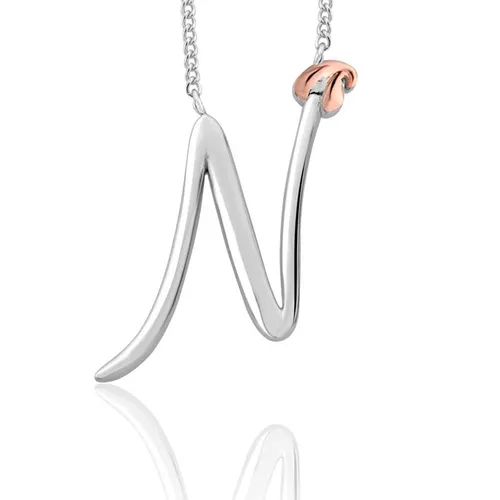 Clogau Tree of Life Sterling Silver Initials Letter N Necklace
