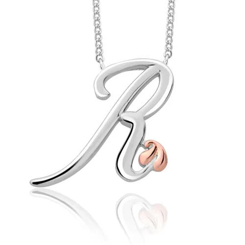 Clogau Tree of Life Sterling Silver Initials Letter R Necklace