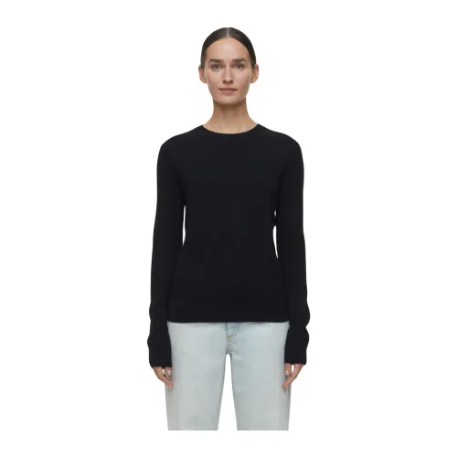 Closed , Black Merino Cashmere Sweater ,Black female, Sizes: