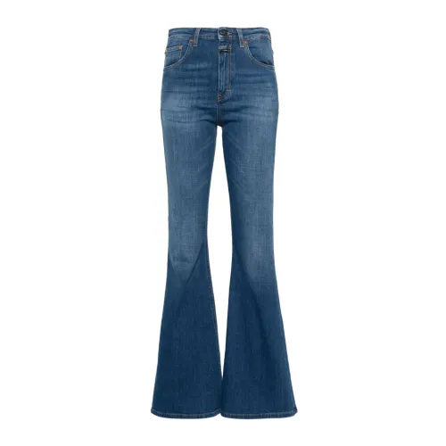 Closed , Blue Flared Jeans ,Blue female, Sizes: