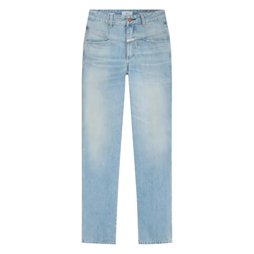 Closed , C91358 15E 4E Straight Jeans for Women ,Blue female, Sizes: