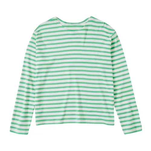 Closed , Long Sleeve Tops ,Green female, Sizes: