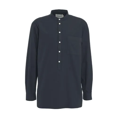 Closed , Mens Clothing Shirts Blue Ss24 ,Blue male, Sizes: