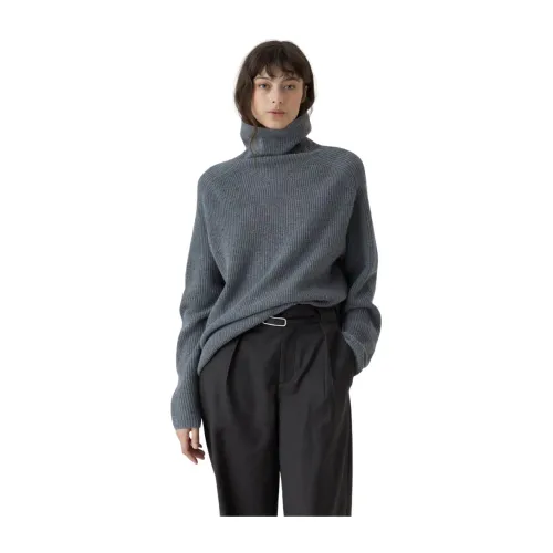 Closed , Merino Wool Turtleneck Sweater ,Gray female, Sizes: