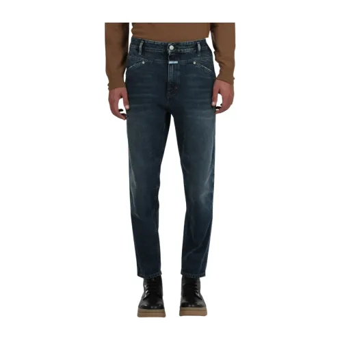 Closed , Relaxed Cropped Jeans ,Blue male, Sizes: