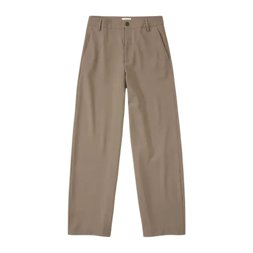 Closed , Wide-Leg Pants with Side and Back Pockets ,Beige female, Sizes:
