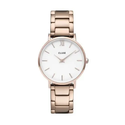 CLUSE Minuit Trio Link Rose Gold Watch