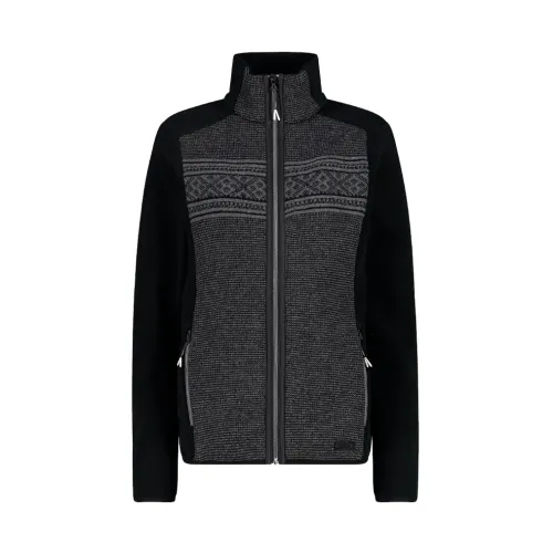 CMP , Arctic Fleece Zip Sweater ,Black female, Sizes: